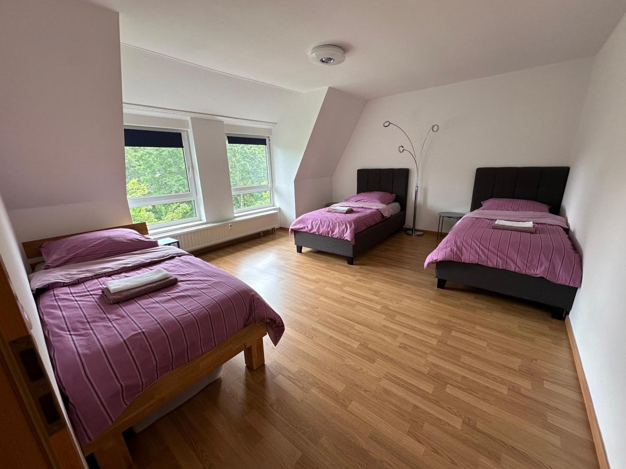 Grosses Apartment Im Dg Leipzig Dış mekan fotoğraf