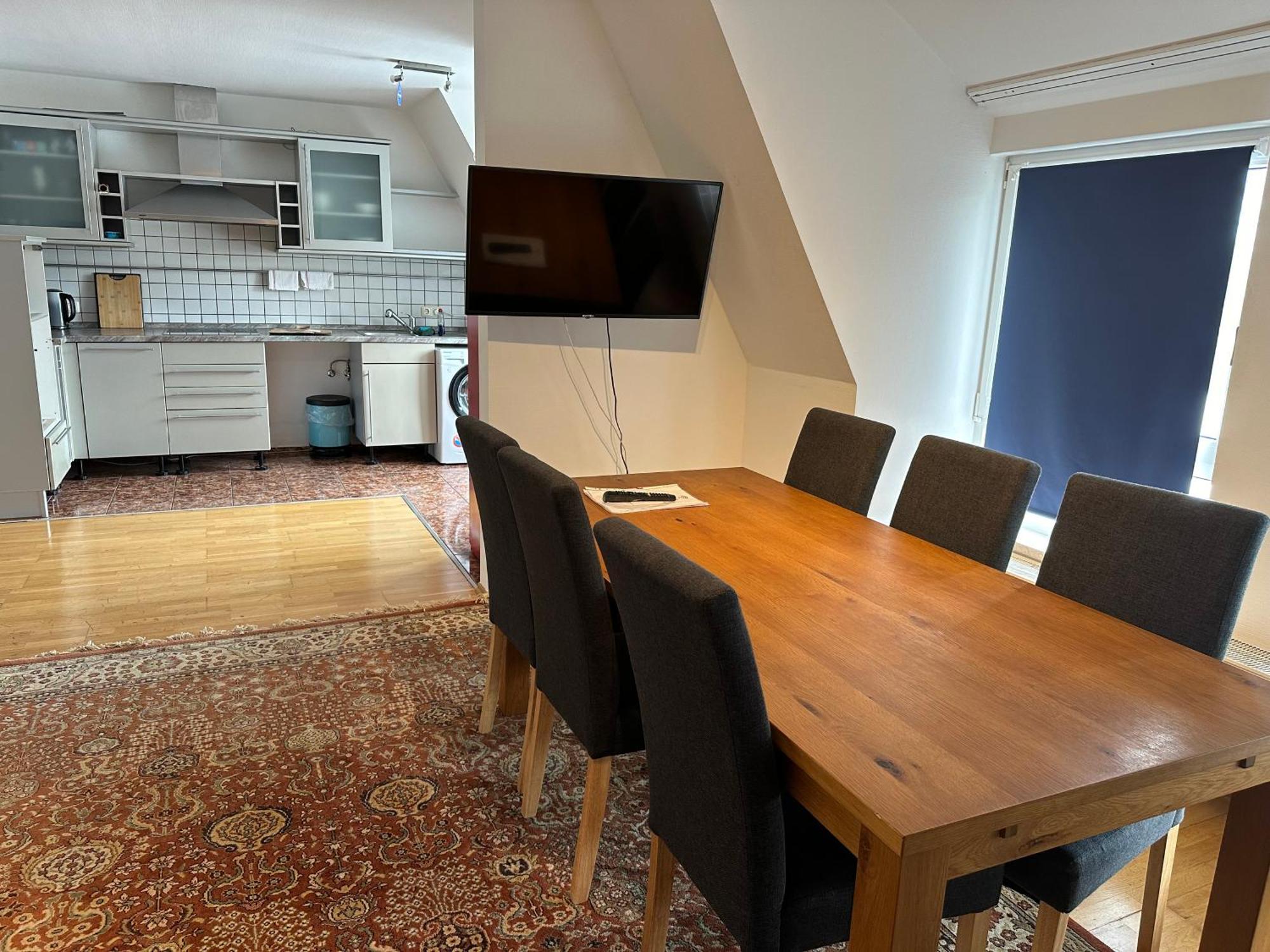 Grosses Apartment Im Dg Leipzig Dış mekan fotoğraf